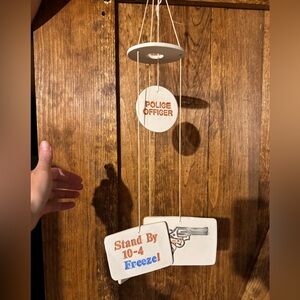 Police Officer Hanging Decor